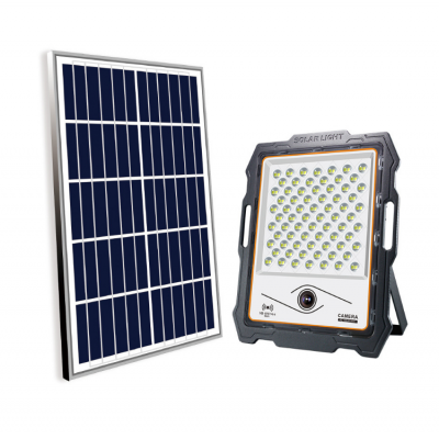 Camera LED Solar Monitoring Flood Light